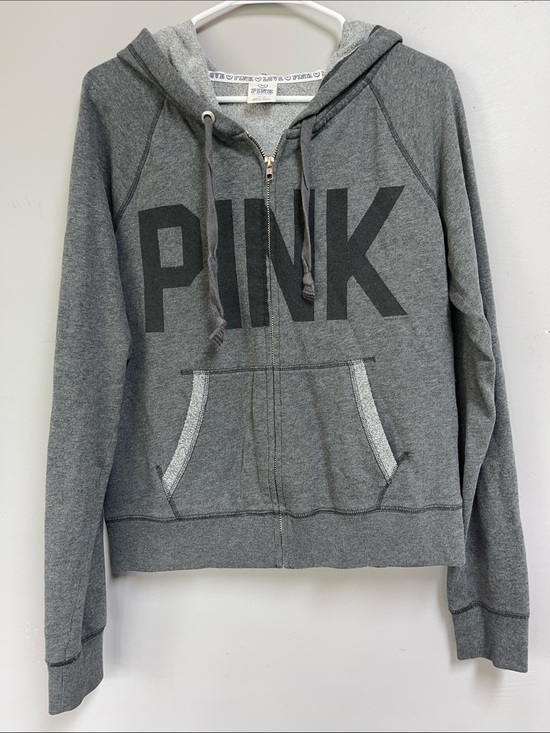 PINK Victoria's Secret Sweaters - Y2K Vintage Victoria's Secret PINK full-zip hoodie